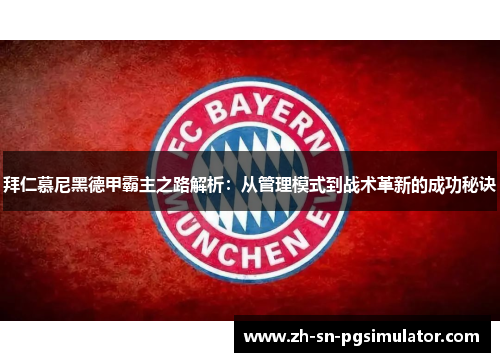 拜仁慕尼黑德甲霸主之路解析：从管理模式到战术革新的成功秘诀